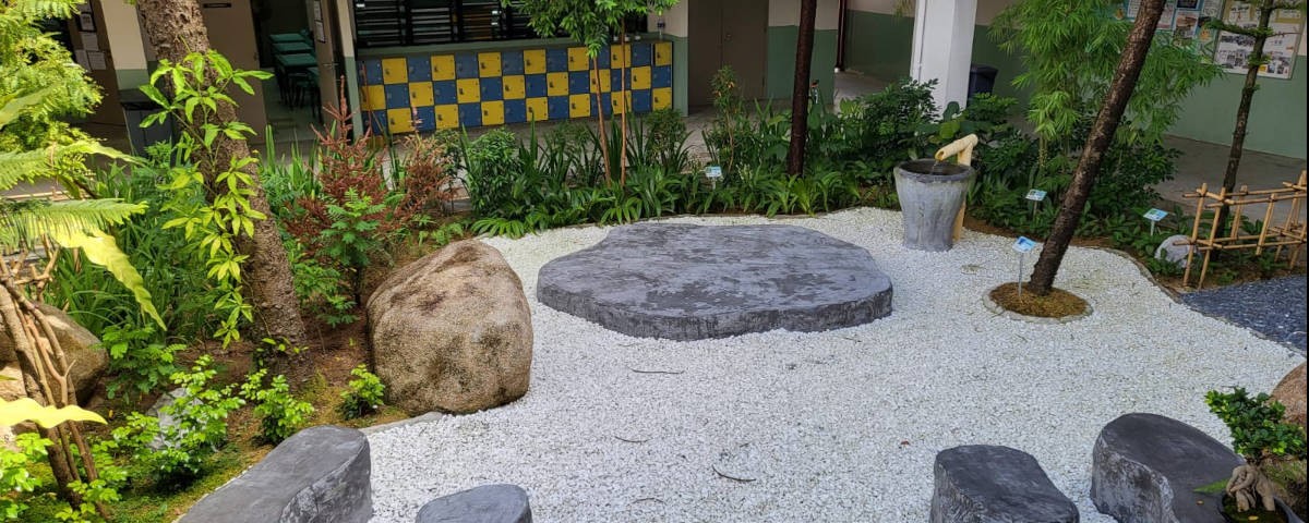 Lithe Audio Outdoor Bluetooth Rock Garden Speakers Installed at Blangah Rise Primary School