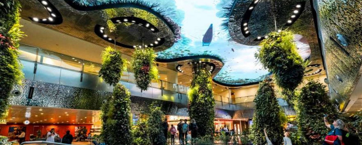Speakers for Changi AIrport Digital Sky Supplied by Loud Technologies Asia