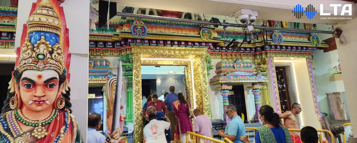 Sri Mariamman Temple AV Upgrade | AV Consultants Singapore | Loud Technologies Asia
